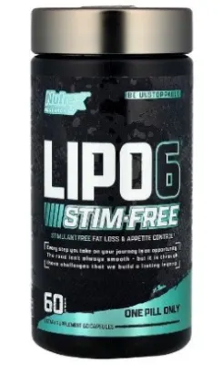 Lipo 6 Black STIM-FREE 60 ct