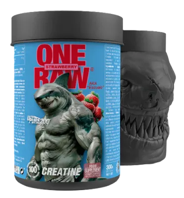 ONE RAW Creatine Ultra Pure 200 mesh 300gr Straw
