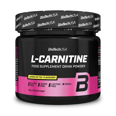 L-Carnitine - 150 g drink powder lemon ice tea