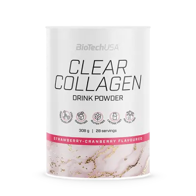 Clear Collagen drink powder - 308g strawberry & cranberry