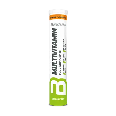 Multivitamin effervescent tablets - 20 tablets orange