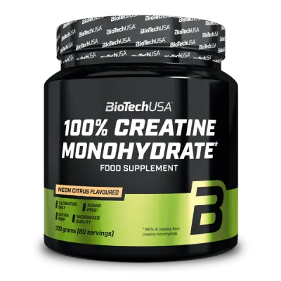 100% Creatine Monohydrate - 300 g Neon citrus